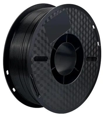 Obrázek produktu pro 3D tiskový filament, průměr 1,75 mm, kompatibilní s více materiály, 1 kg, černá barva (ABS)
