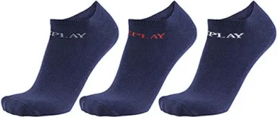 Obrázek produktu pro Replay C100628 | Ponožky s vložkou (3 páry) 35/38 až 43/46 - barva: tmavě modrá - velikost: 43/46