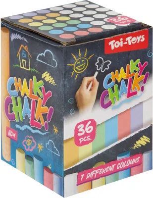 Produktbild von Toi-toys schoolbordkrijt, 36st.