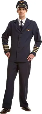 Image de Costume de pilote bleu S bleu S