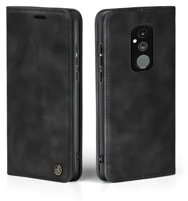 Produktbild von Handy Hülle für Huawei Mate 20 Lite Klapphülle Bookcase Flip Cover Handy Tasche Etui Farbe: Schwarz