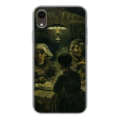 Produktbild von MuchoWow® Handyhülle Schutzhülle Hülle für iPhone XR Die Kartoffelesser - Vincent van Gogh Silikon Softcase Handy Hülle - Schutzdeckel