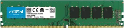 Produktbild von Crucial CT16G4DFRA32AT, 16 GB, 1 x 16 GB, DDR4, 3200 MHz, 288-pin DIMM