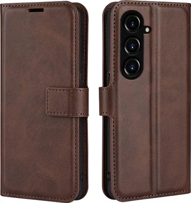 Produktbild von Samsung Galaxy S23 FE Hülle - Coverup Deluxe Klapphülle - Dunkelbraun
