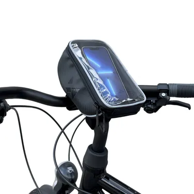 Produktbild von Wozinsky Fahrradlenkertasche Handyhülle für 6,5 Zoll 0,9l Schwarz (WBB4BK)
