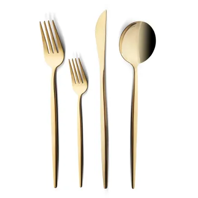 Produktbild von Karaca Bella Shiny Gold Besteck Set für 6 Personen, 24 Teilig