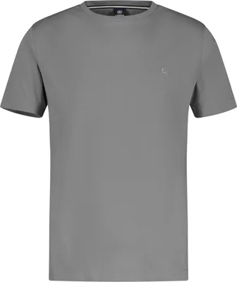 Produktbild von LERROS Klassisches unifarbenes Kurzarm T-Shirt mit Rundhalsausschnitt und tonalem Logostick