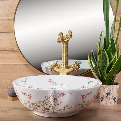 Produktbild von Rea Aufsatzwaschbecken Felicia Round White