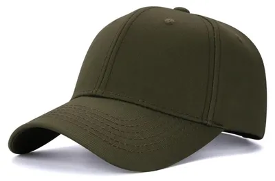 Obrázok produktu pre Uniová baseballová čiapka, tmavozelená, nastaviteľná, bavlna, obvod 56-60 cm