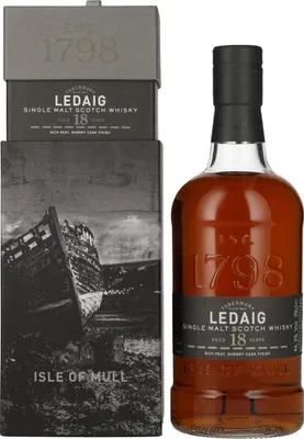 Image de Ledaig 18 Years Old Single Malt Scotch Whisky 46,3% Vol. 0,7l en boîte cadeau