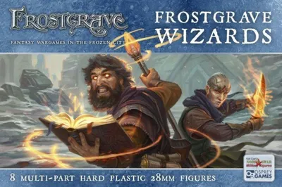Produktbild von Warlord Games Frostgrave 28mm Tabletop-Figuren Boxset: 8 Zauberer & Lehrlinge