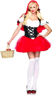 Produktbild von Leg Avenue Party-Outfit, "Rotkäppchen" - rot - XL