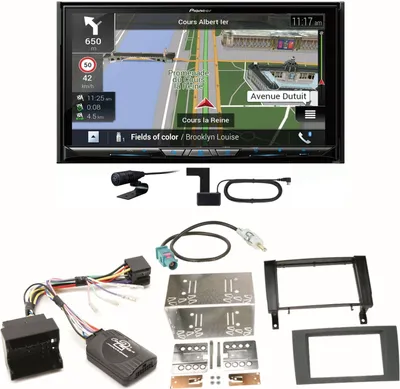Produktbild von Pioneer AVIC-Z930DAB Navigation CD USB Einbauset für Mercedes SLK R171 ab 2008