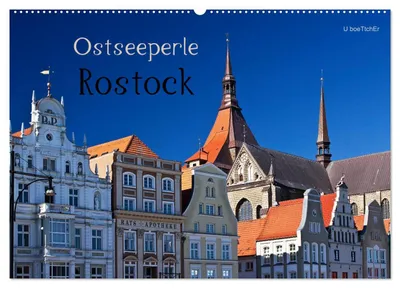 Produktbild von Ostseeperle Rostock (Wandkalender 2027 DIN A2 quer), CALVENDO Monatskalender