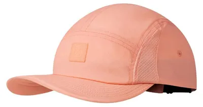 Zdjęcie produktu dla Czapka Buff 5 Panel Go Kappe w kolorze koralowej czerwieni, rozmiar S/M