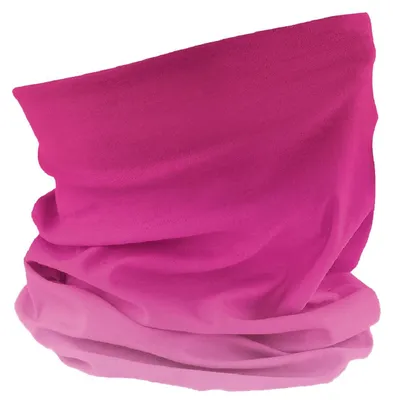 Image de Écharpe tube unie Beechfield avec dégradé de couleurs, pour adultes FK260 (taille unique) (rose)