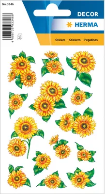 Immagine prodotto di Adesivi HERMA Girasoli della serie DECOR adesivi