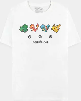 Produktbild von Pokémon - Starters - Men's Short Sleeved T-shirt - S - Difuzed TS575888POK - (T-shirts and Tops / Short Sleeved T-shirts)