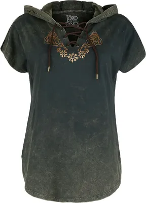 Produktbild von Der Herr der Ringe T-Shirt Damen Rohan dunkelgrün M