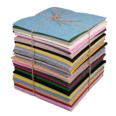 Produktbild von Filzplatten ca. 15 x 15 cm, verschieden sortiert