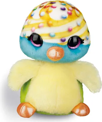 Produktbild von NICI NICIdoos Cremelli Candy Vogel, Plüschtier, Plüsch Tier, Kuscheltier, Polyester, Bunt, 22 cm, 41843