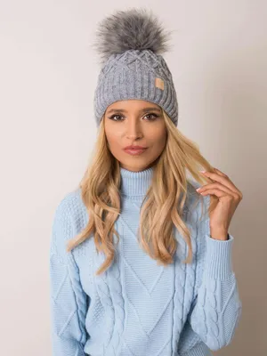 Produktbild von Rue Paris Damenmützen Mubin grau One size