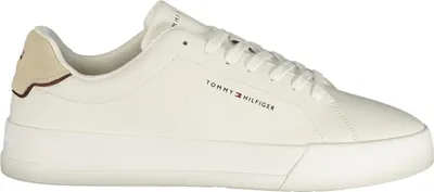 Produktbild von Herren Sportschuh in Weiß mit braunen Details und herausnehmbarem Fußbett