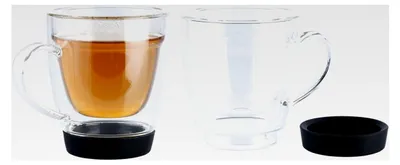 Produktbild von Doppelwandige Tasse für Kaffee, Tee und mehr, 2er-Set