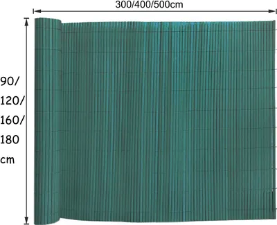 Obrázek produktu pro Soukromí rohože PVC Privacy Mat Balkonová soukromá obrazovka 90x500cm Soukromý plot Zelený plot Ochrana proti UV záření Neprůhledný pro zahradu CEEDIR