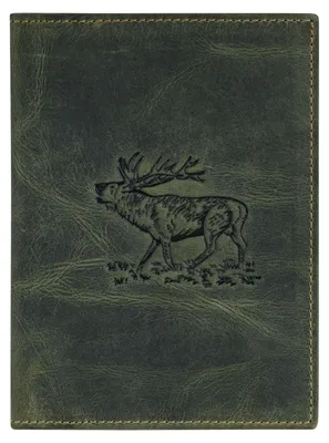 Immagine prodotto di GREENBURRY caso di identificazione Vintage ID Card Holder Oliv Stag oliva