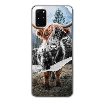 Produktbild von MuchoWow® Handyhülle Schutzhülle Hülle für Samsung Galaxy S20 Plus Schottischer Highlander - Kuh - Tiere Silikon Softcase Handy Hülle - Hartschale