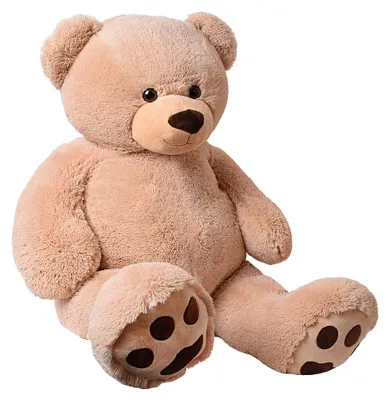 Produktbild von TE-Trend Kuscheltier XXL Riesenteddy 135cm großer Plüschbär Teddybär braun