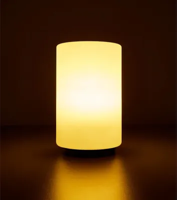 Produktbild von Heitronic Leuchtzylinder Lichtsäule Mundan Weiß 40cm IP44 max. 23W E27 ohne Leuchtmittel mit Erdspieß