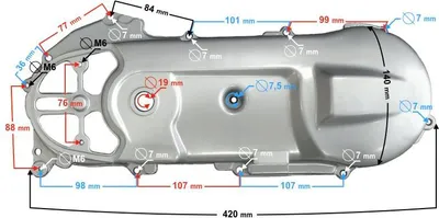 Image de Couvercle moteur SCOOTER 50 2T DRIVE