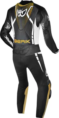 Produktbild von Berik RSF-TECH PRO perforierte 1-Teiler Motorrad Lederkombi, schwarz/weiß/bronze, 56