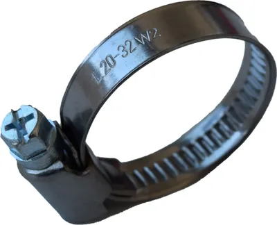 Produktbild von 10 Stück Schlauchschelle 20-32mm verzinkt  : 20-32 mm Spannbereich: 20-32 mm