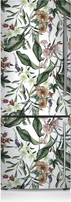 Produktbild von Kühlschrankmagne Kühlschrank Magnetfolie Dekoration 60x190 cm - Frühlingsblumen