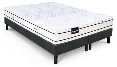 Produktbild von Dunlopillo Romarin Matratzen- & Boxspring-Set 180 x 200 cm, 5 Komfortzonen, 630 Taschenfedern, 20 cm, 2x90 x 200