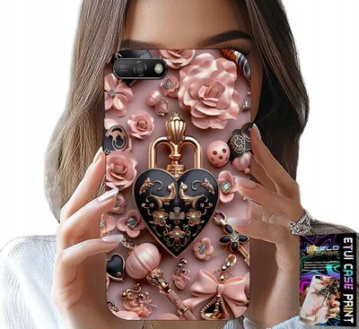Obrázek produktu pro Pouzdro Pro Huawei Y6 2018 - Feminine Designs Padlock Heart Case + Glass