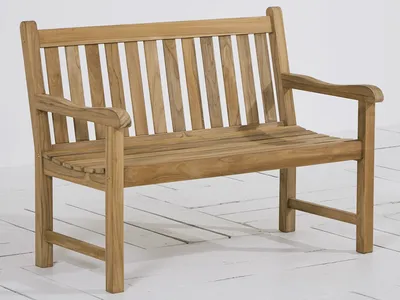 Produktbild von Best Freizeitmöbel Teak-Bank Moretti 120cm grey-wash, 52315267