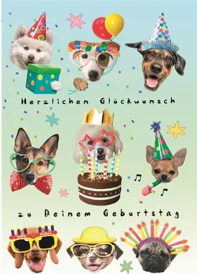 Produktbild von Geburtstag - Glückwunschkarte im Format 11,5 x 17 cm mit Umschlag