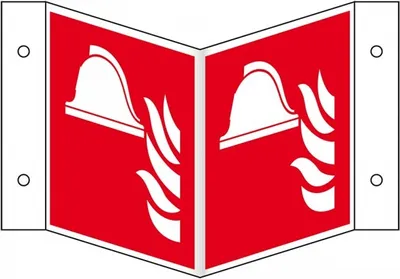 Produktbild von Dreifke® Schild I Brandschutz-Nasenschild Brandbekämpfung, Kunststoff, 200x20...