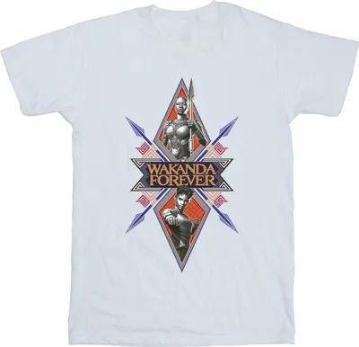 Produktbild von Marvel - "Wakanda Forever" T-Shirt für Herren BI43680 (S) (Weiß)