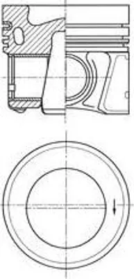 Produktbild von KOLBENSCHMIDT 41270620 Kolben für VW Golf VII Schrägheck (5G1, BQ1, BE1, BE2) Passat Variant (3G5, CB5) TIGUAN (5N) Golf VII Variant (BA5, BV5) SHARAN