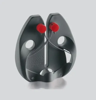 A close-up studio shot of a knife sharpener.