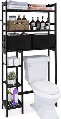 Produktbild von Famanu Badregal mit Schublade - Platzsparend und verstellbar