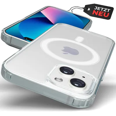 Produktbild von Hülle für iPhone 13 mini - MagSafe Clear Case Cover Durchsichtig Manget Schutzhülle Transparent Silikon Handyhülle Magnetisch