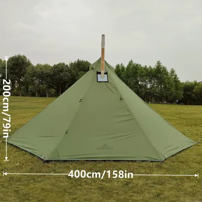 Obrázok produktu pre Stan typu "tipi" pre 4 osoby, vhodný na celoročné kempovanie, ultraľahký, s rýchlou montážou. Ideálny na turistiku