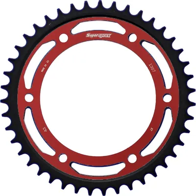 Produktbild von Supersprox Edge-Disc 525 - 43Z (rot) ACD-1307:43-RED|ID 134,0 LK 160,0 6-Loch