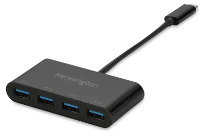 Produktbild von CH1200 USB-C 4 Port Hub (schwarz)